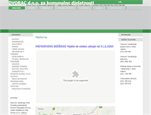 Tablet Screenshot of dvorac.hr